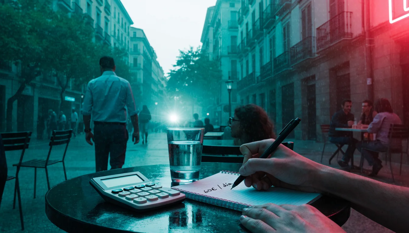 Calculadora y notas de límite de depósito en plaza